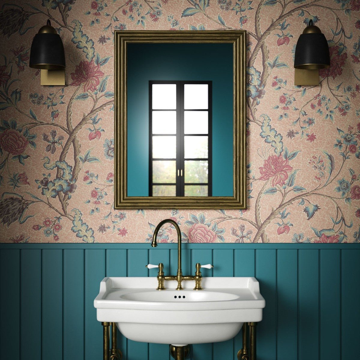 Eden Wallpaper - Cardinal - Warner House - Premier Wallcovering