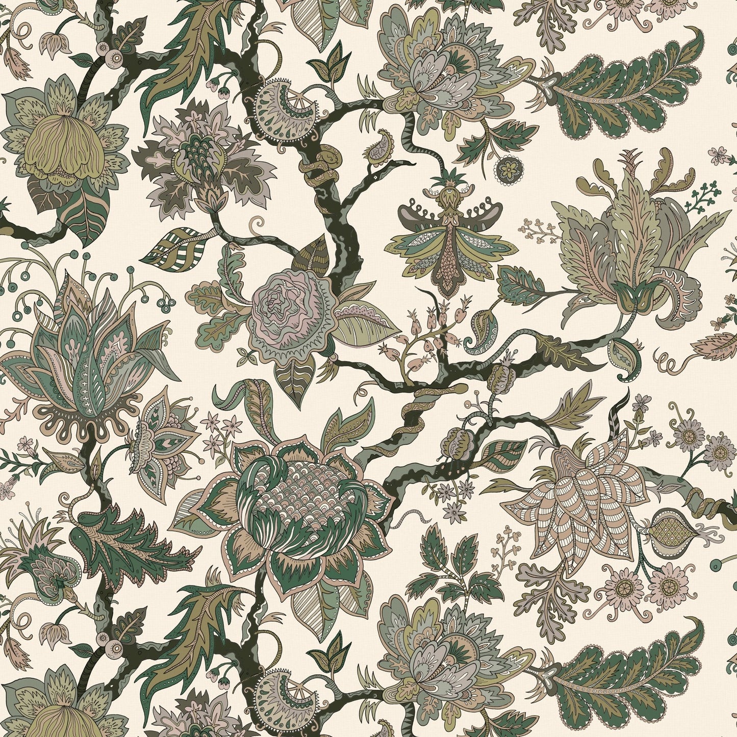 Eden Wallpaper - Fern-Green - Wear The Walls - EDFG894152 - Premier Wallcovering