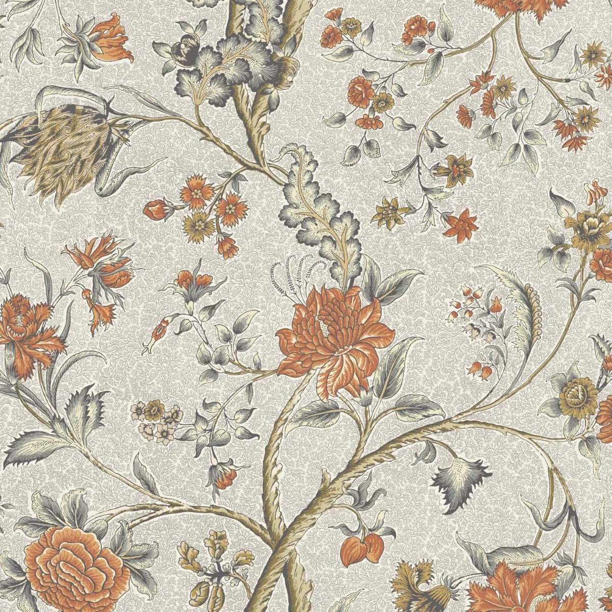 Eden Wallpaper - Burnt Orange - Warner House - Premier Wallcovering