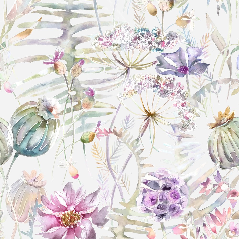 Edenmuir Wallpaper - Raspberry - Voyage Maison - EDENMUI/WPO/RAS - Premier Wallcovering