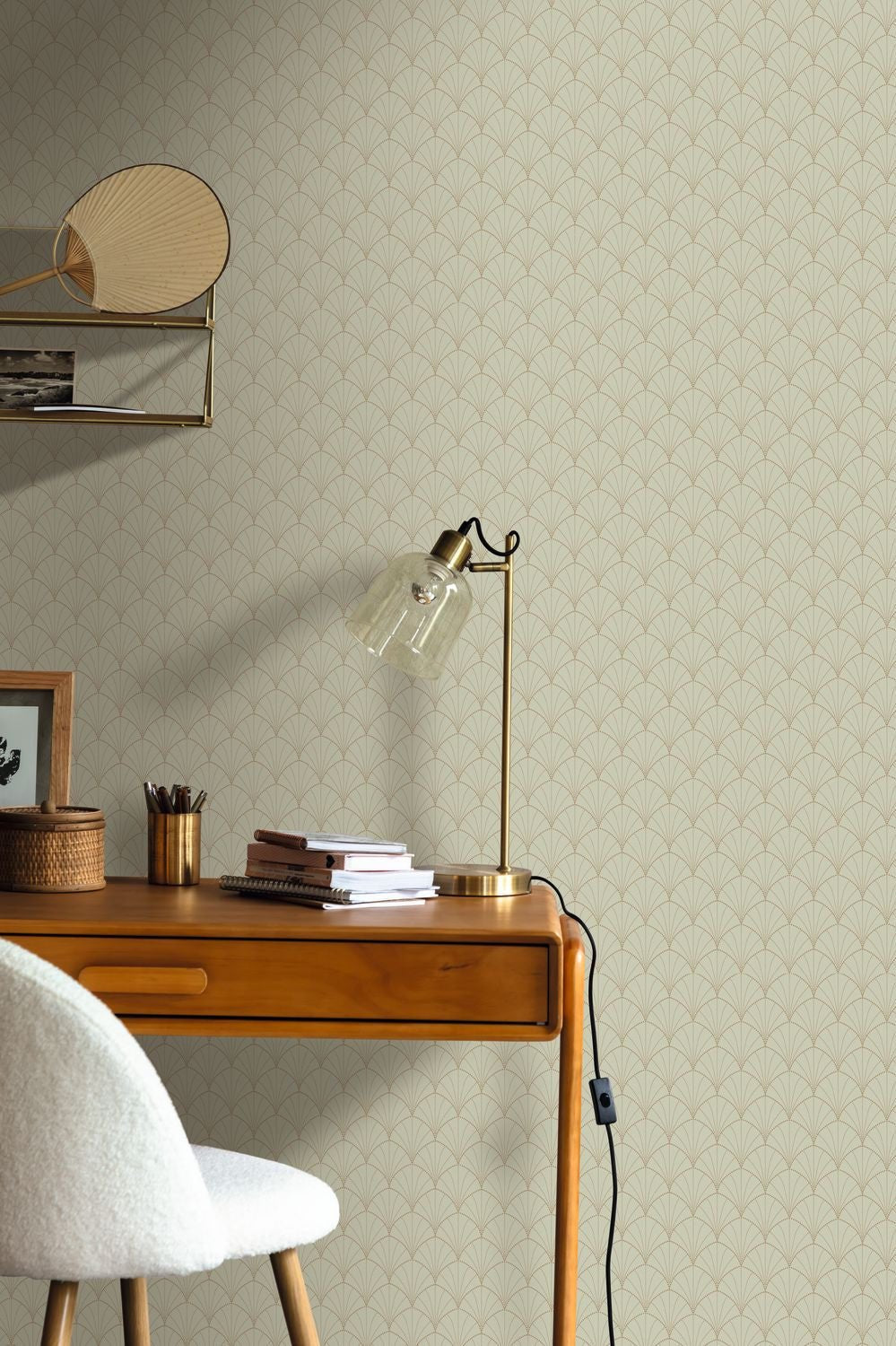 Edgar Wallpaper - Vert Amande - Caselio - 103827286 - Premier Wallcovering