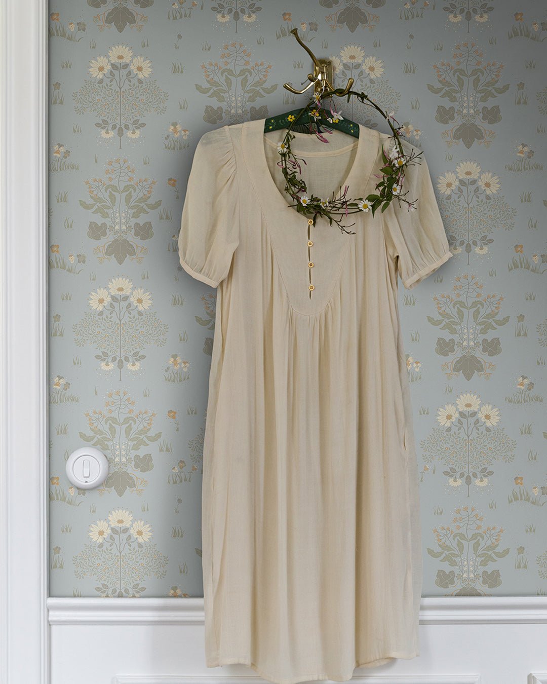 Edla Wallpaper - Light Blue - Midbec - 83132 - Premier Wallcovering