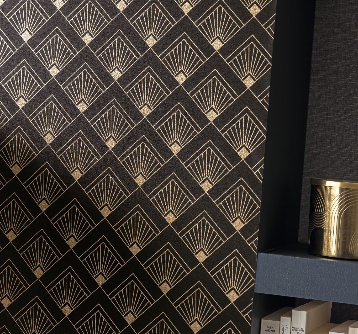 Effervescence Wallpaper - Noir - Caselio - 105319000 - Premier Wallcovering