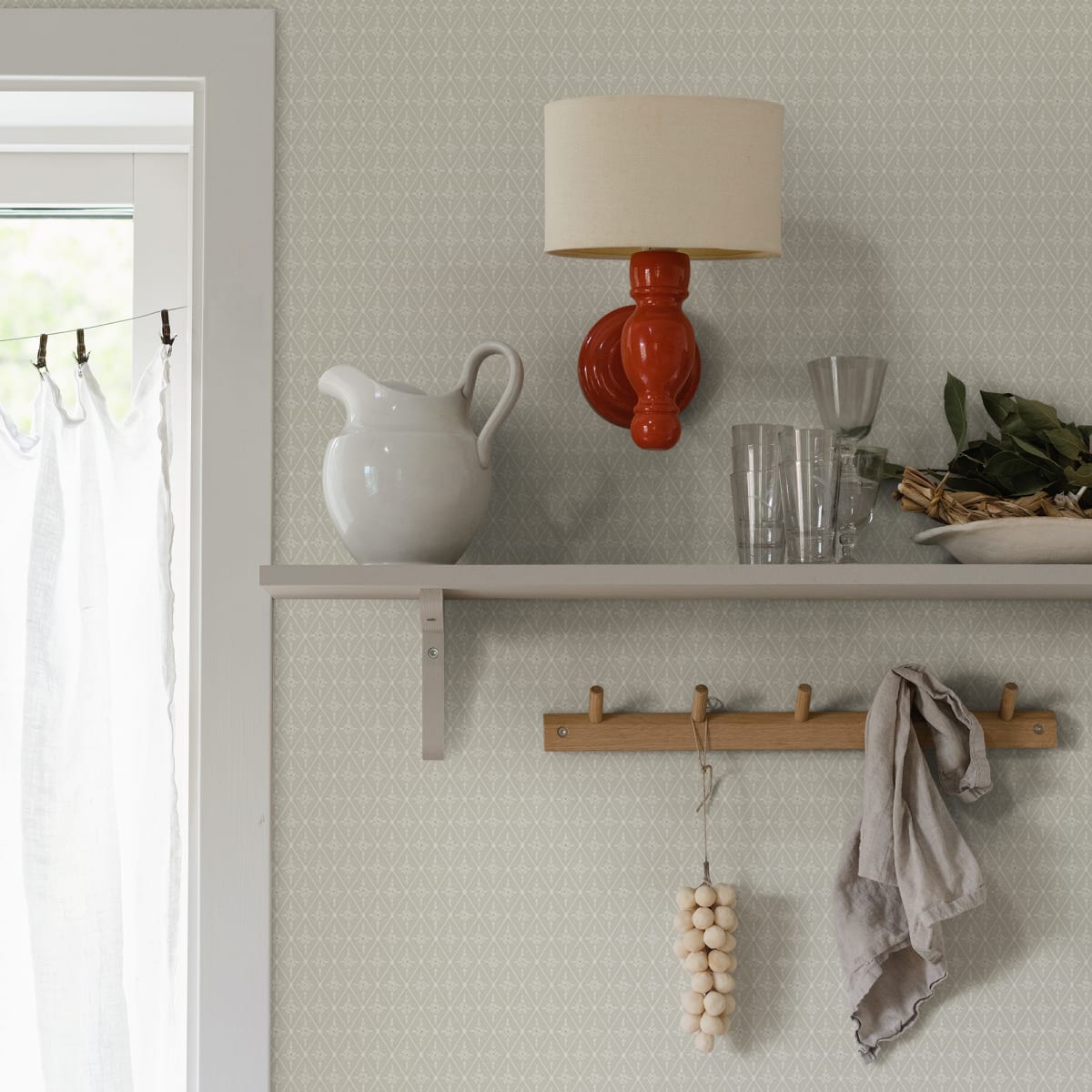 Einar Wallpaper - Spring Green - Sandberg - S10195 - Premier Wallcovering