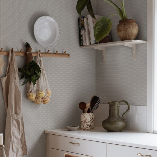 Einar Wallpaper - Grey - Sandberg - 702-31 - Premier Wallcovering