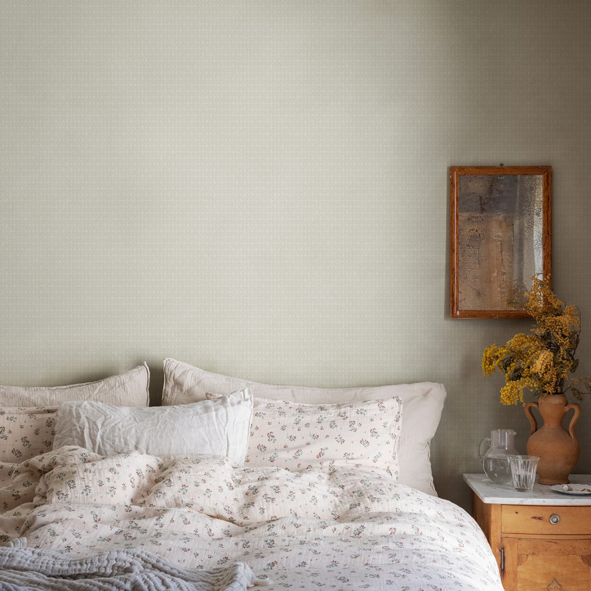 Einar Wallpaper - Spring Green - Sandberg - S10195 - Premier Wallcovering