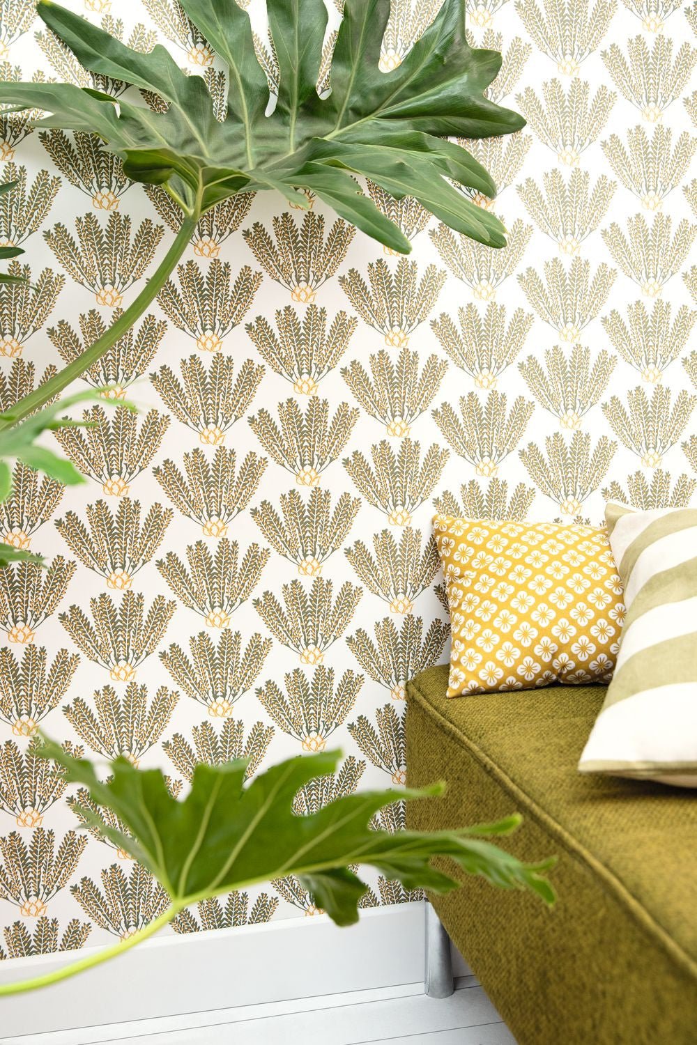 Eldorado Wallpaper - Kaki Jaune - Caselio - 103717022 - Premier Wallcovering