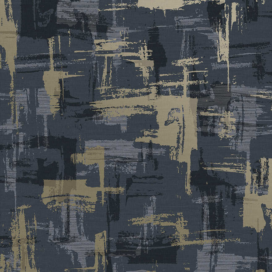 Eleanora Geo Wallpaper - Navy - Holden Décor - 91580 - Premier Wallcovering