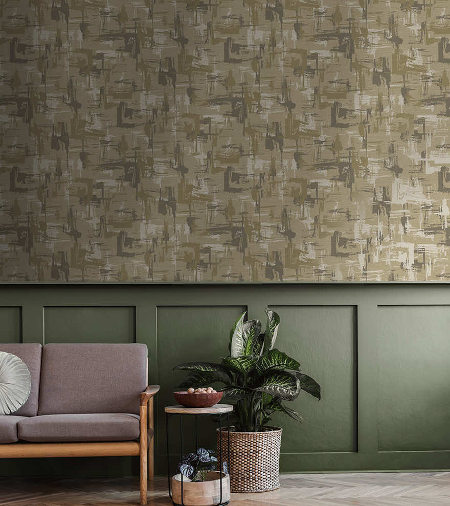 Eleanora Geo Wallpaper - Beige - Holden Décor - 91582 - Premier Wallcovering