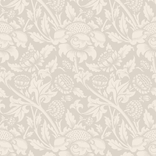 Elegance Damask Trail Wallpaper - Stone - Hoopla Walls - HWA1242W - Premier Wallcovering