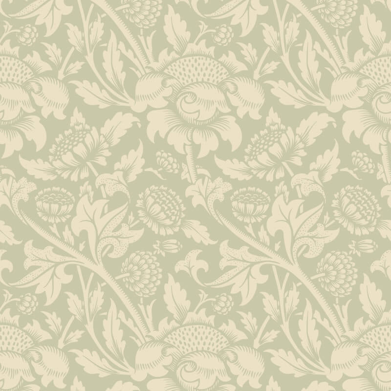 Elegance Damask Trail Wallpaper - Bamboo - Hoopla Walls - HWA1245W - Premier Wallcovering