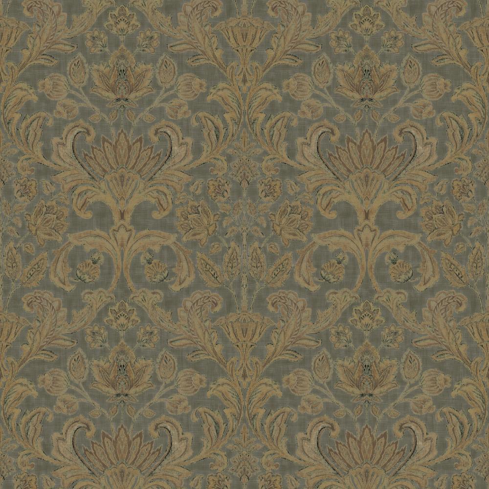 Elegance Damask Wallpaper - Green / Beige - Galerie - DWP0354 - 01 - Premier Wallcovering