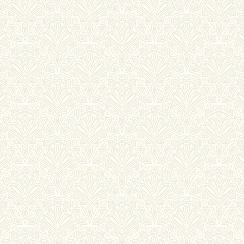 Elegance Ditsy Deco Fan Wallpaper - Sage - Hoopla Walls - HWA1269W - Premier Wallcovering