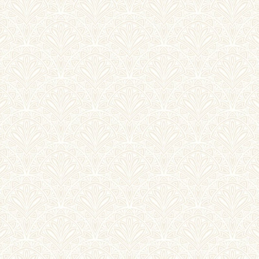 Elegance Ditsy Deco Fan Wallpaper - Linen - Hoopla Walls - HWA1267W - Premier Wallcovering