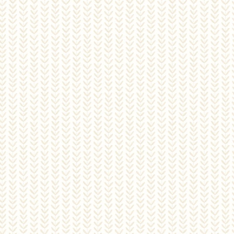 Elegance Ditsy Leaf Stripe Wallpaper - Linen - Hoopla Walls - HWA1223W - Premier Wallcovering