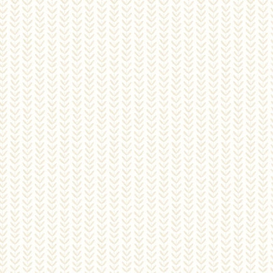 Elegance Ditsy Leaf Stripe Wallpaper - Linen - Hoopla Walls - HWA1223W - Premier Wallcovering