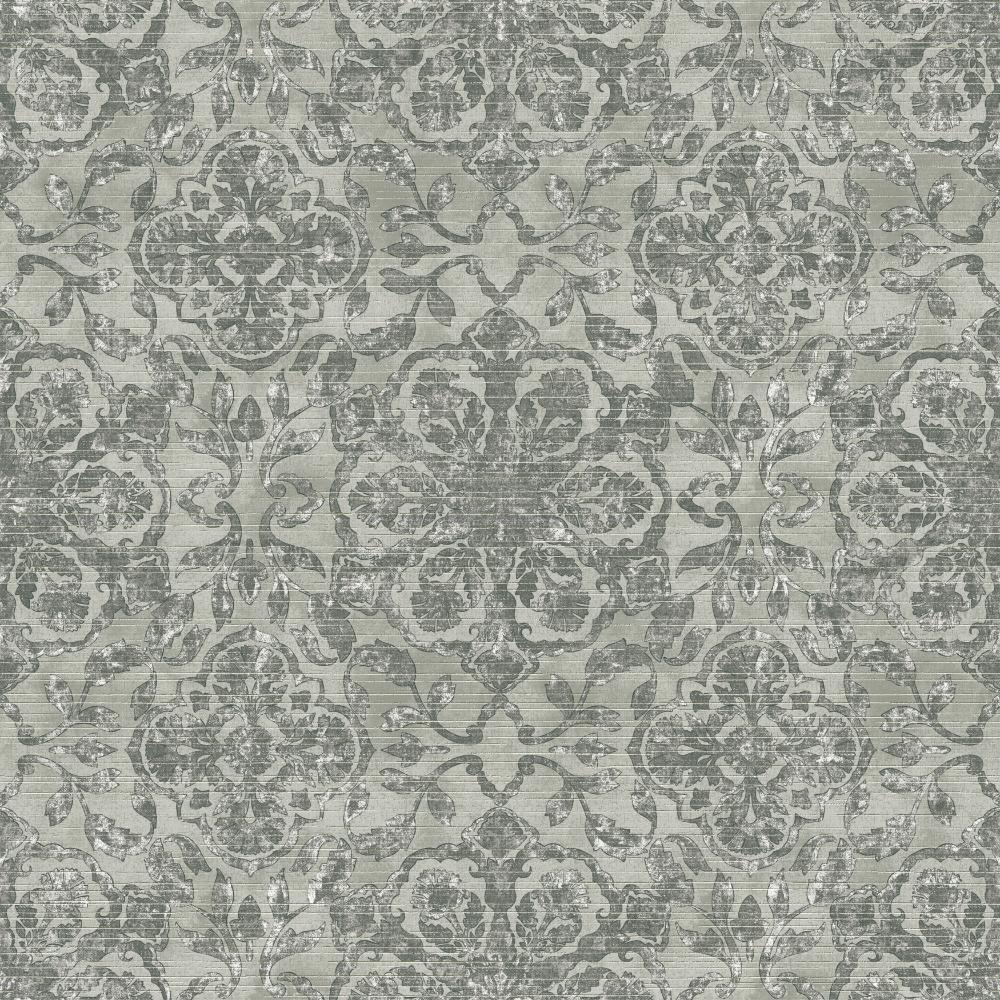 Elegance Floral Stripe Wallpaper - Pale Green - Galerie - DWP0353 - 04 - Premier Wallcovering
