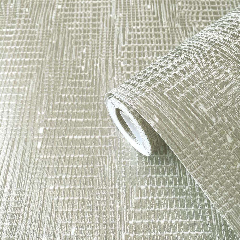 Elegance Loose Weave Wallpaper - Silver Grey - Galerie - AM22003 - 3 - Premier Wallcovering