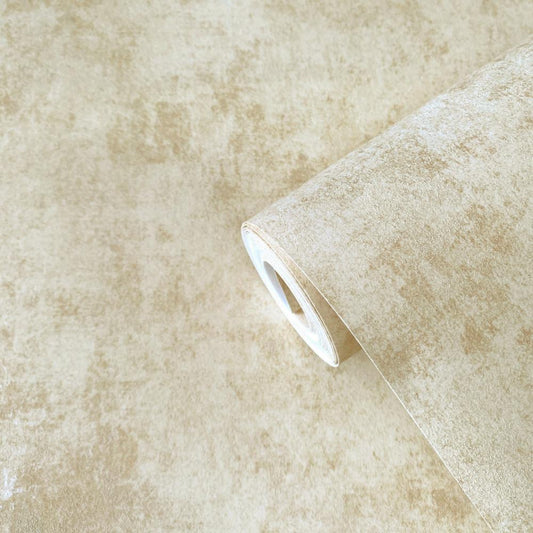 Elegance Metallic Plaster Wallpaper - Beige - Galerie - AM22009 - 1 - Premier Wallcovering