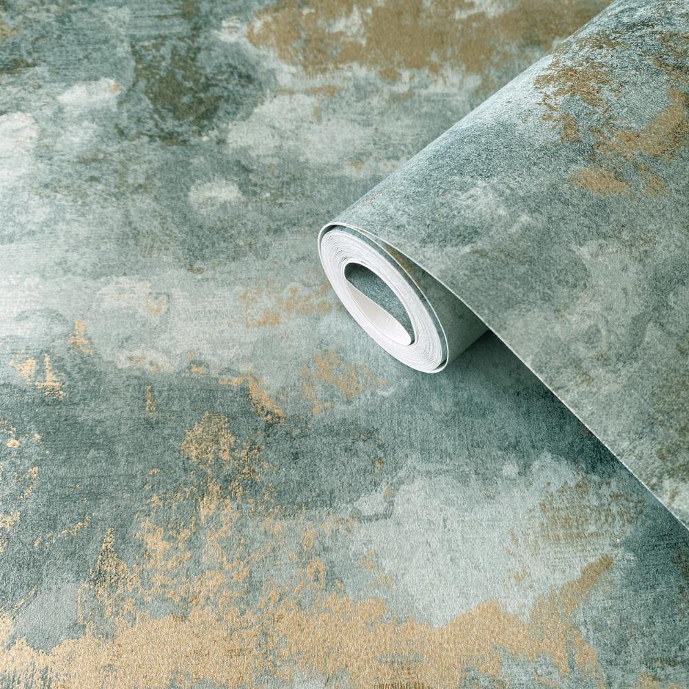 Elegance Perfect Storm Wallpaper - Green - Galerie - DWP0356 - 04 - Premier Wallcovering