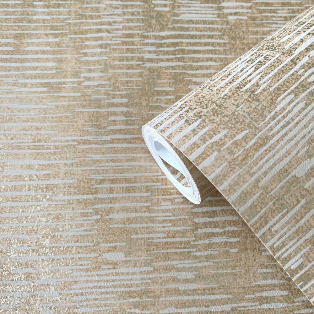 Elegance Stripy Shimmer Wallpaper - Gold - Galerie - DWP0357 - 07 - Premier Wallcovering