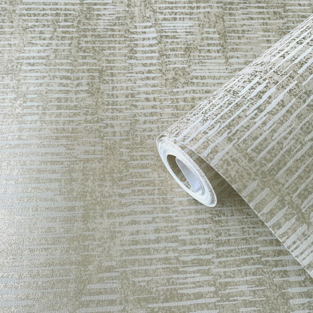 Elegance Stripy Shimmer Wallpaper - Beige - Galerie - DWP0357 - 03 - Premier Wallcovering