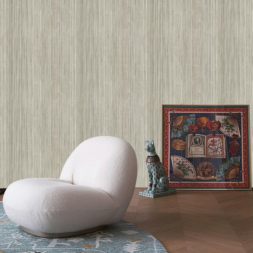 Elegance Vertical Stripe Wallpaper - Beige - Galerie - DWP0352 - 04 - Premier Wallcovering