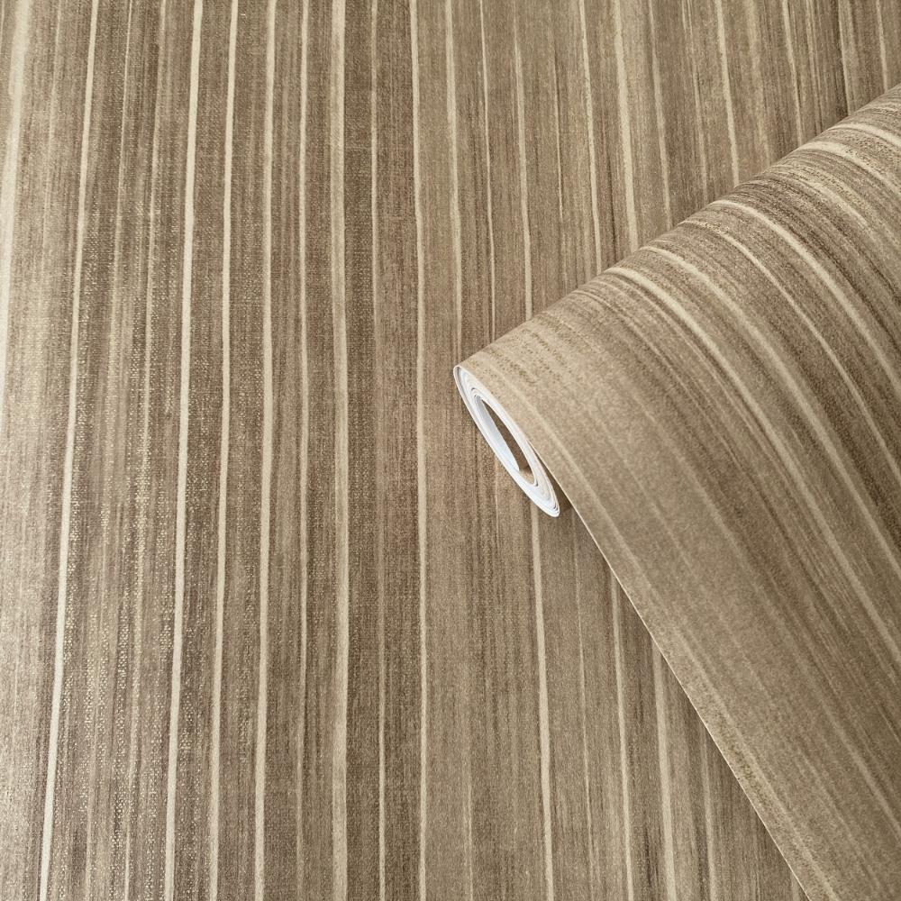 Elegance Vertical Stripe Wallpaper - Bronze Brown - Galerie - DWP0352 - 06 - Premier Wallcovering