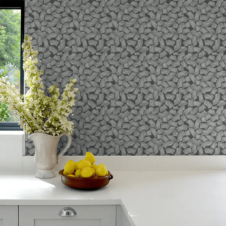 Elements Wallpaper - Midnight - Ohpopsi - GHS50165W - Premier Wallcovering
