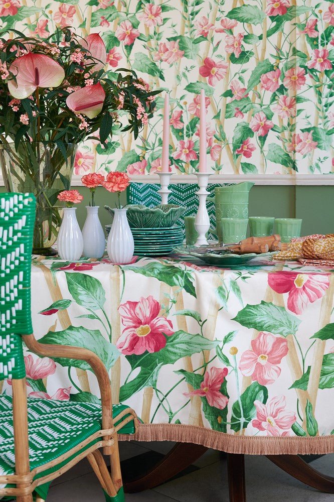 Elena Wallpaper - Peche - Manuel Canovas - 03114-01 - Premier Wallcovering