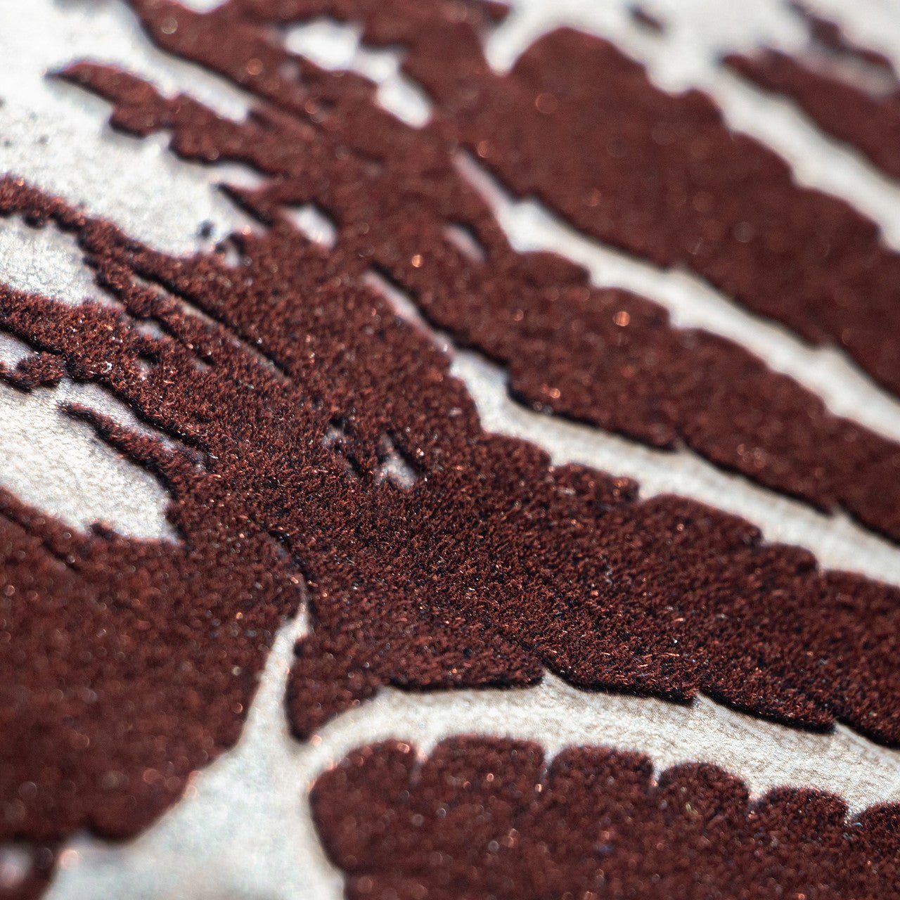 Elephant Leaf Feel Wallpaper - Burgundy - Hohenberger - 81265 - Premier Wallcovering