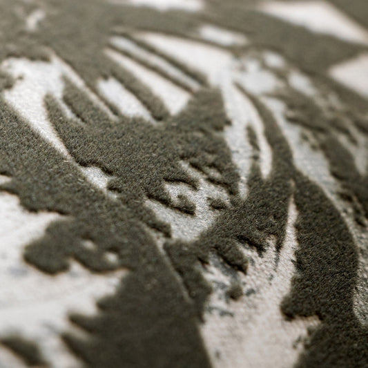 Elephant Leaf Feel Wallpaper - Sage Grey - Hohenberger - 81263 - Premier Wallcovering