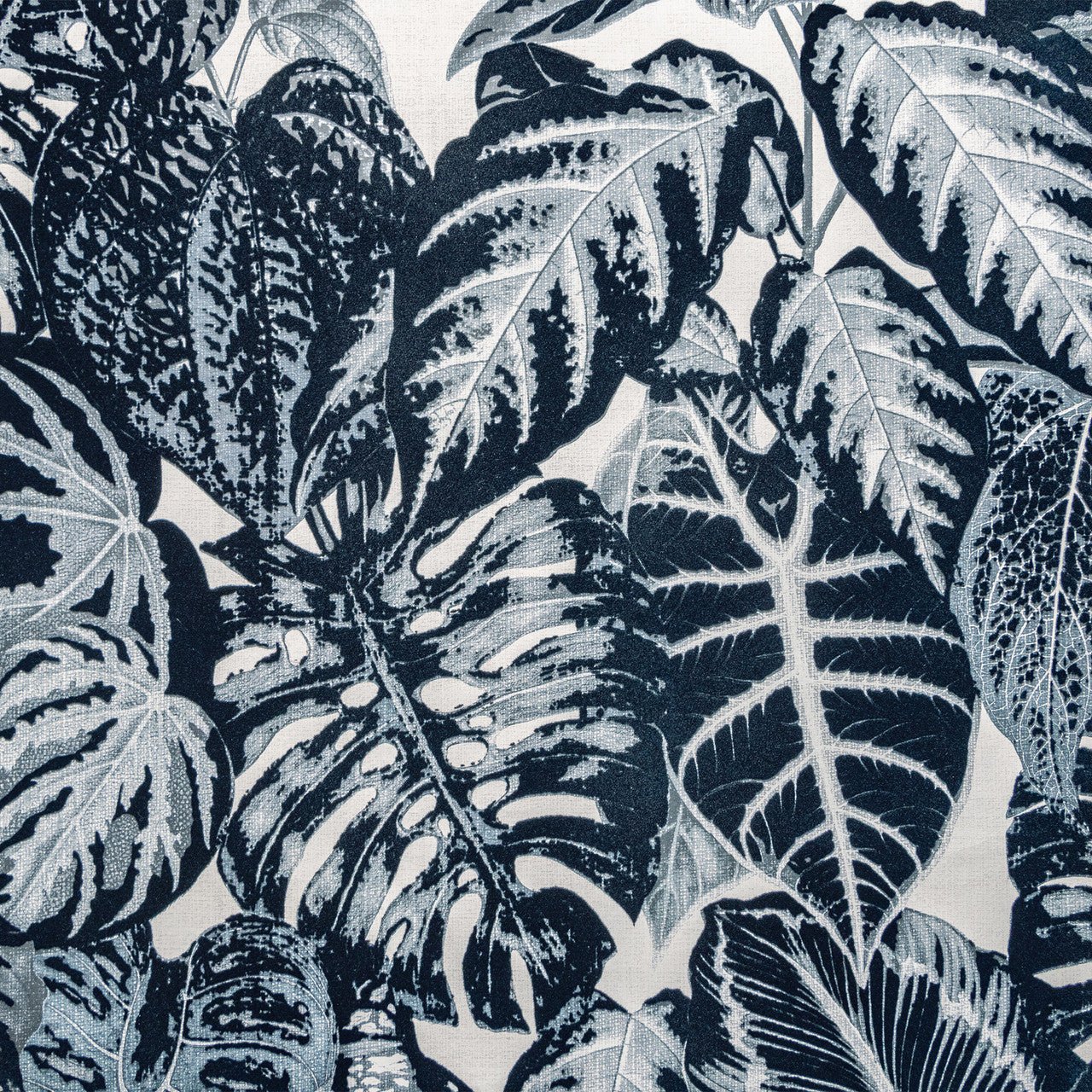 Elephant Leaf Feel Wallpaper - Blue - Hohenberger - 81264 - Premier Wallcovering