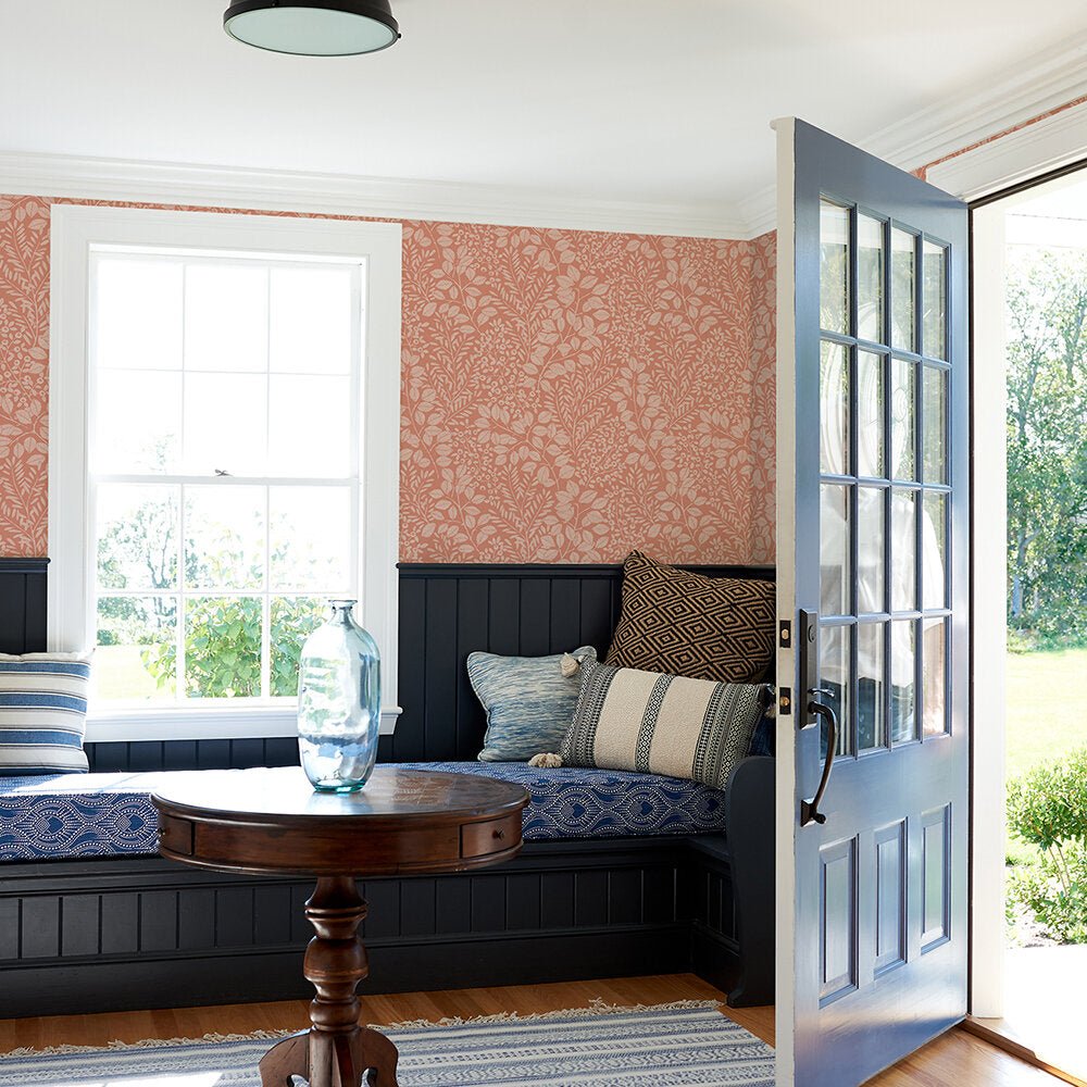 Elin Wallpaper - Coral - A Street Prints - FD26516 - Premier Wallcovering