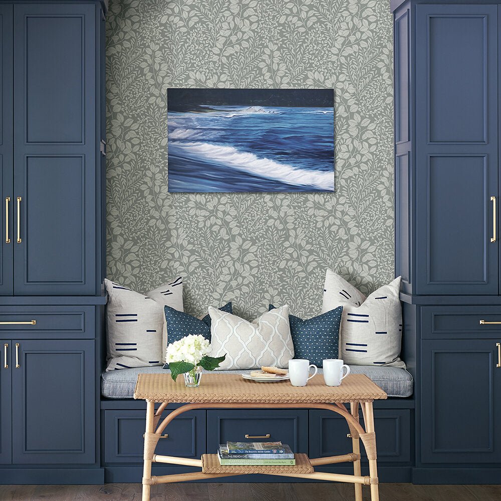 Elin Wallpaper - Charcoal - A Street Prints - FD26519 - Premier Wallcovering