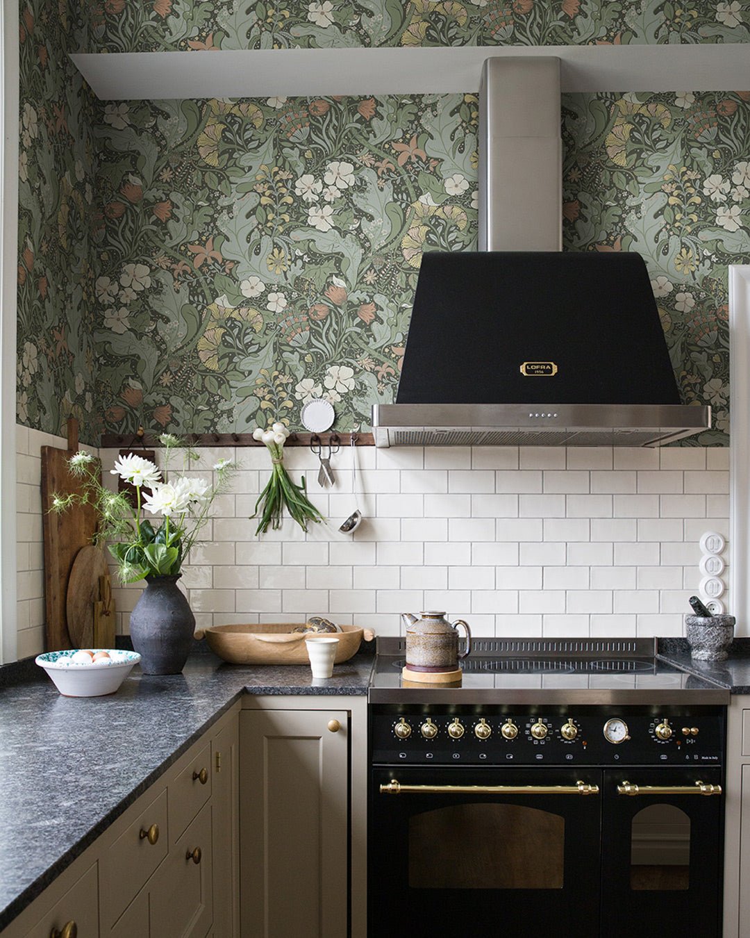 Elise Wallpaper - Blue - Midbec - 83103 - Premier Wallcovering