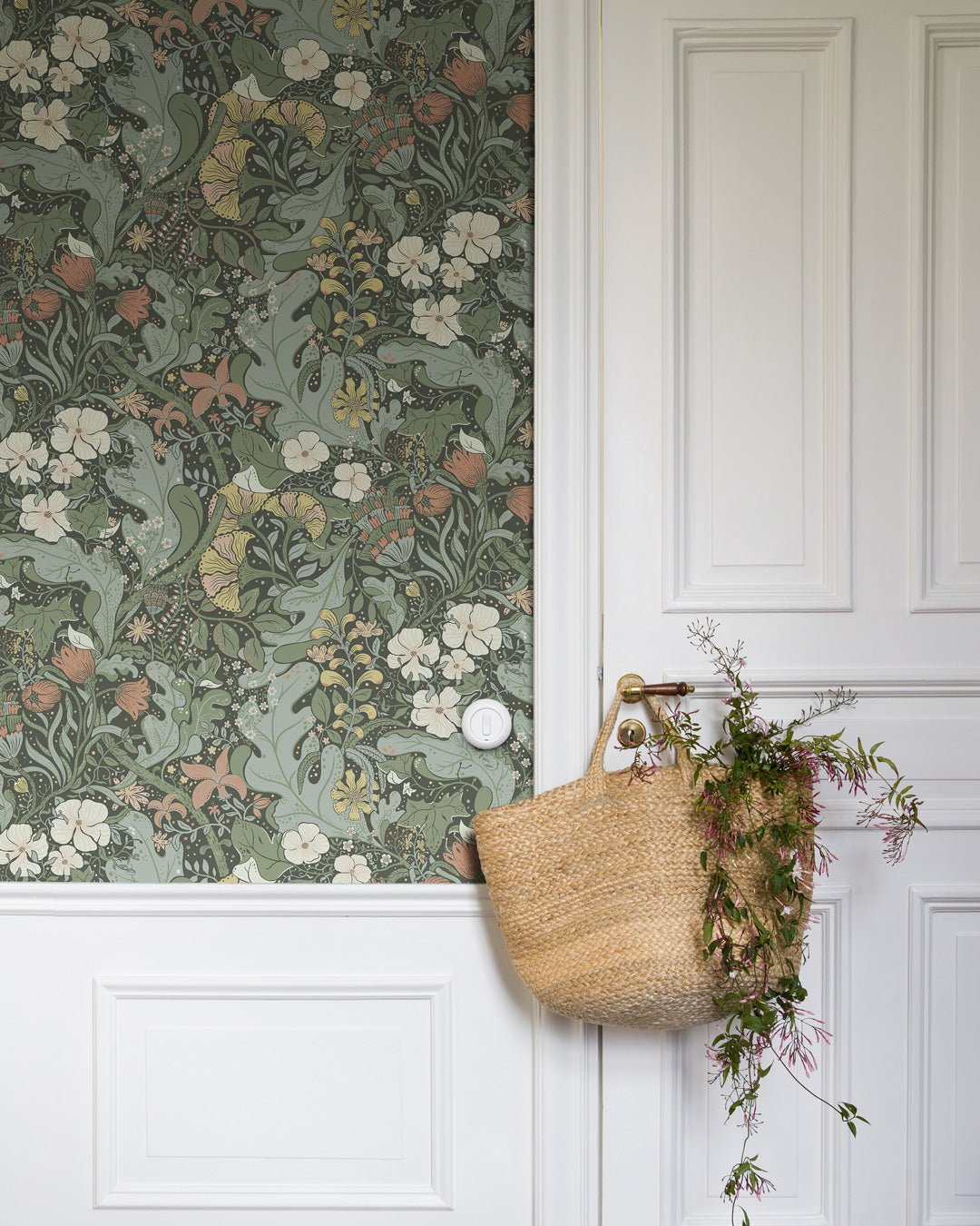 Elise Wallpaper - Blue - Midbec - 83103 - Premier Wallcovering