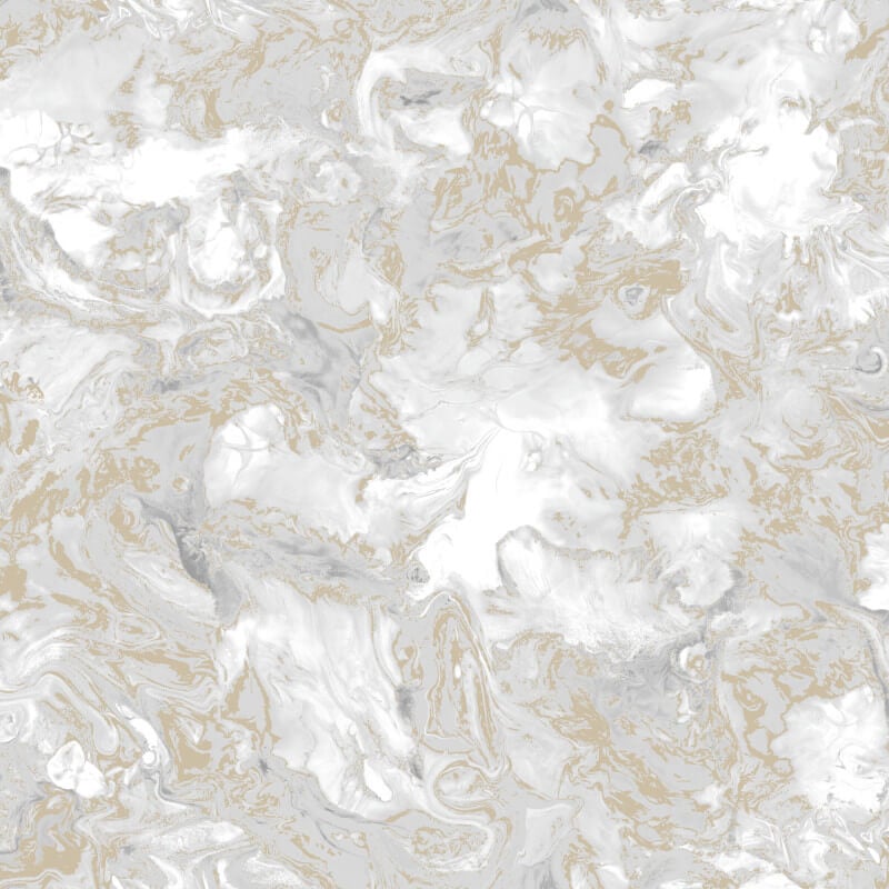 Elixir Marble Metallic Wallpaper - Grey/Gold - Muriva - 166506 - Premier Wallcovering