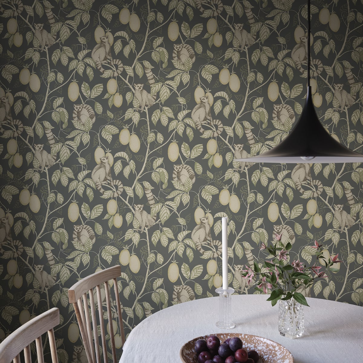 Elliot Wallpaper - Dark Blue - Sandberg - S10632 - Premier Wallcovering