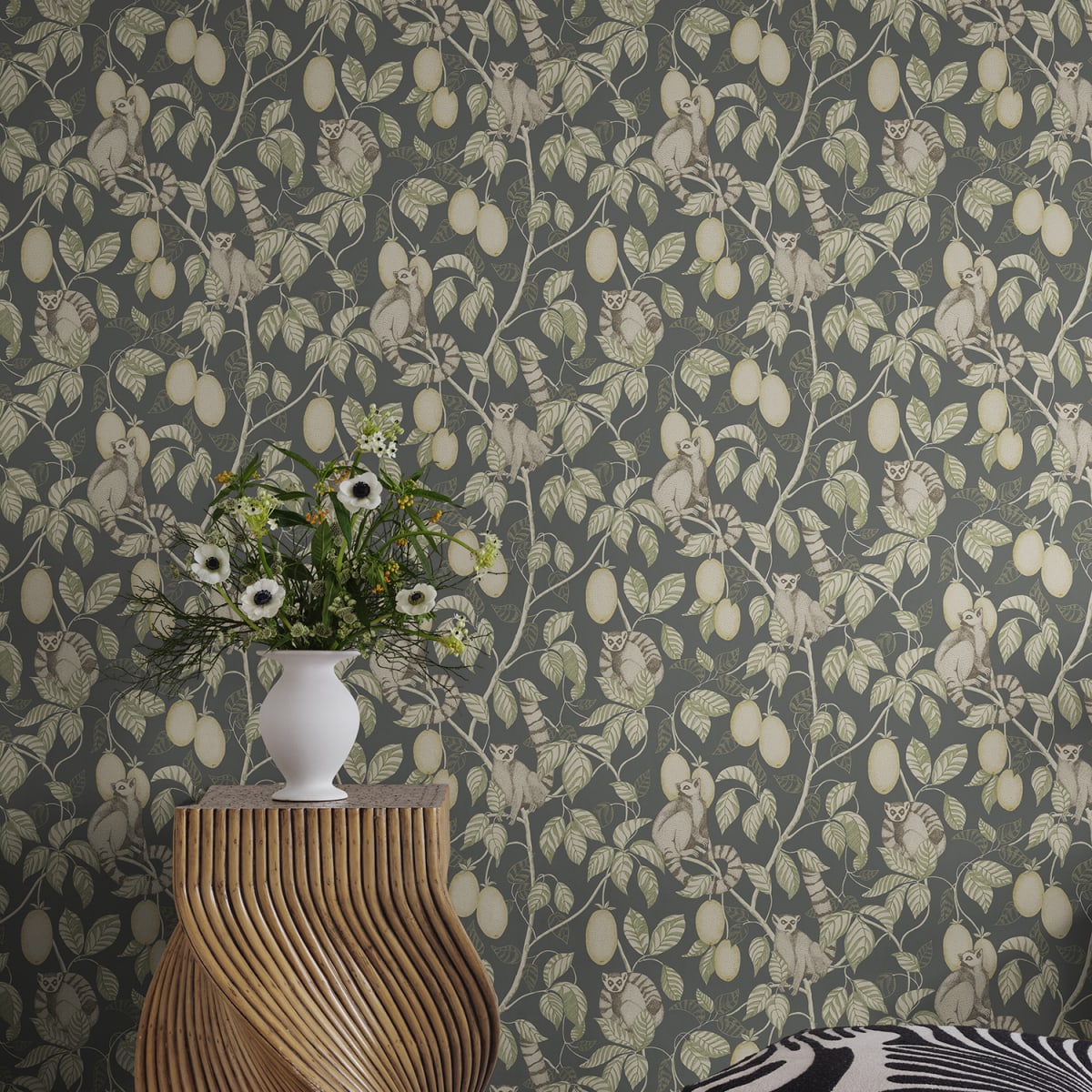 Elliot Wallpaper - Dark Blue - Sandberg - S10632 - Premier Wallcovering