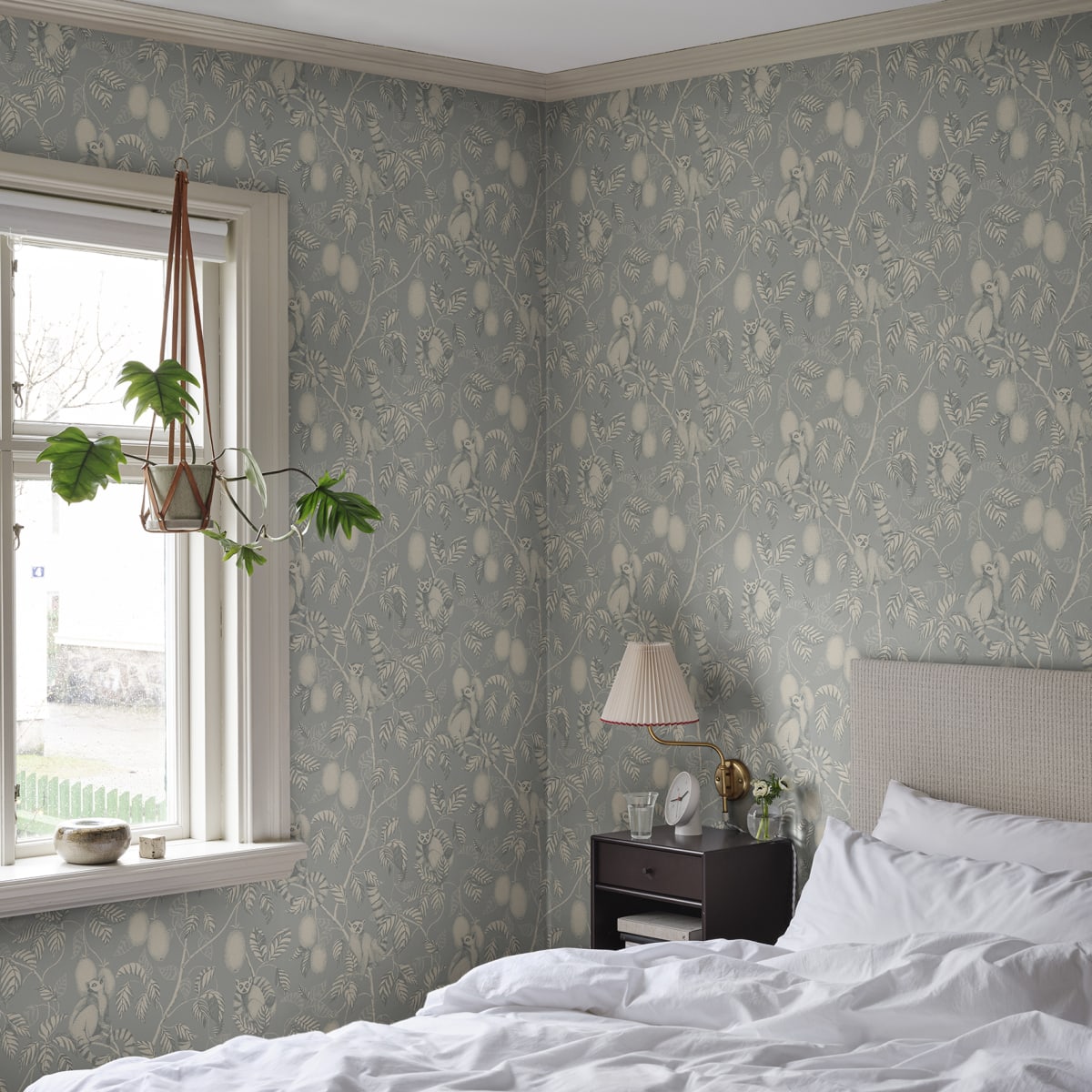 Elliot Wallpaper - Light Blue - Sandberg - S10630 - Premier Wallcovering