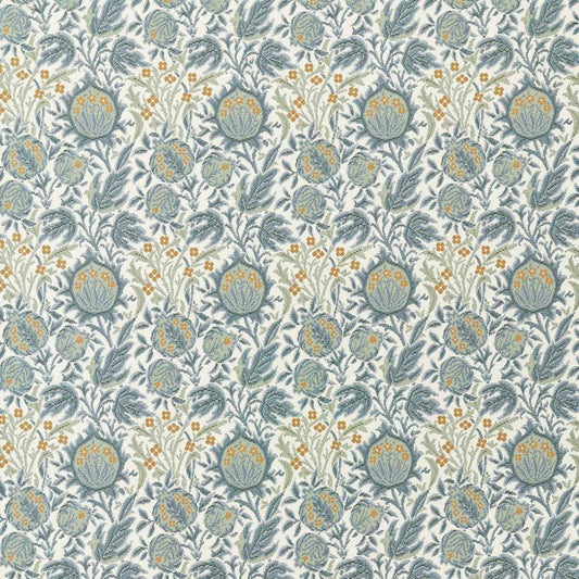 Elmcote Weave Outdoor Fabric - Moss/Wheat - Morris & Co - 237562 - Premier Wallcovering