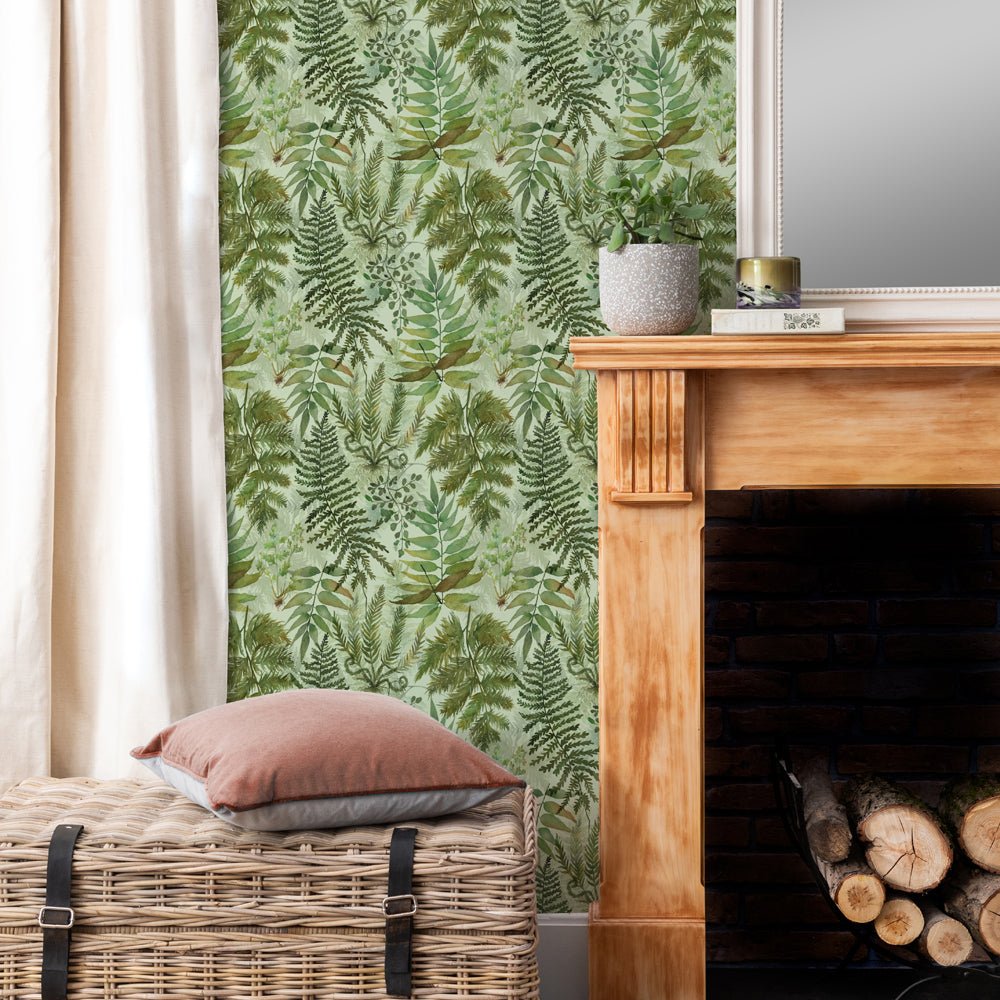 Elowen Wallpaper - Sage - Voyage Maison - ELOWEN/WPO/SAG - Premier Wallcovering