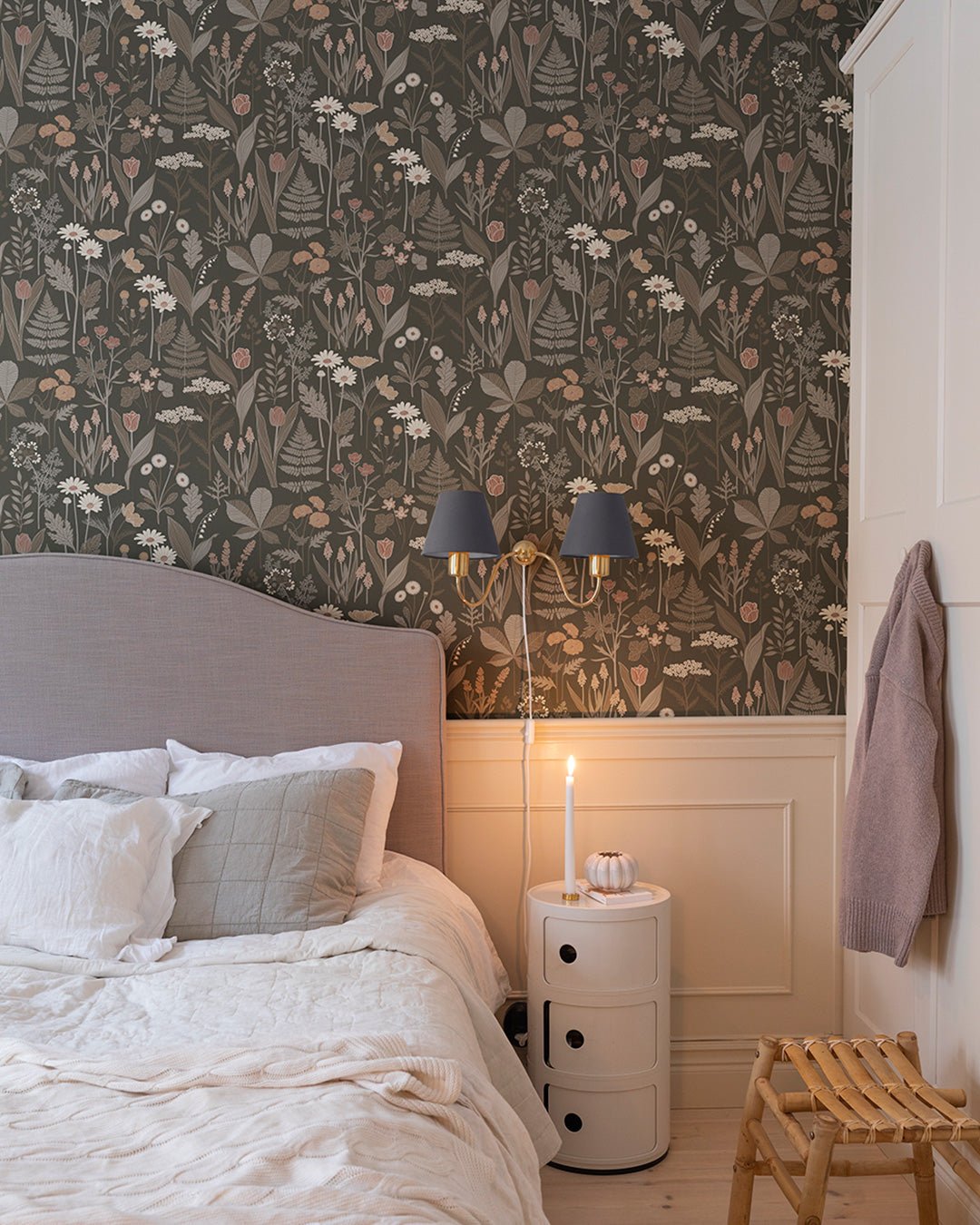 Elsa Wallpaper - Brown - Midbec - 92105 - Premier Wallcovering