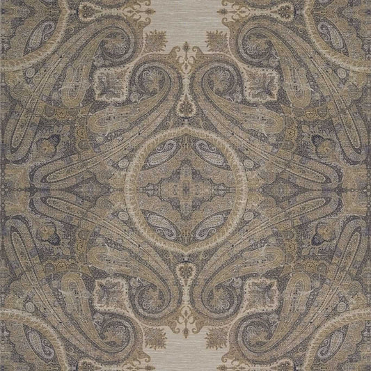 Elswick Paisley Wallpaper - Blue Umber - ZKEM312645 - Zoffany - Premier Wallcovering