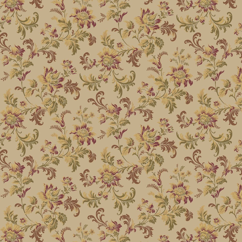 Elvira Wallpaper - Beige - Boråstapeter - 8065 - Premier Wallcovering