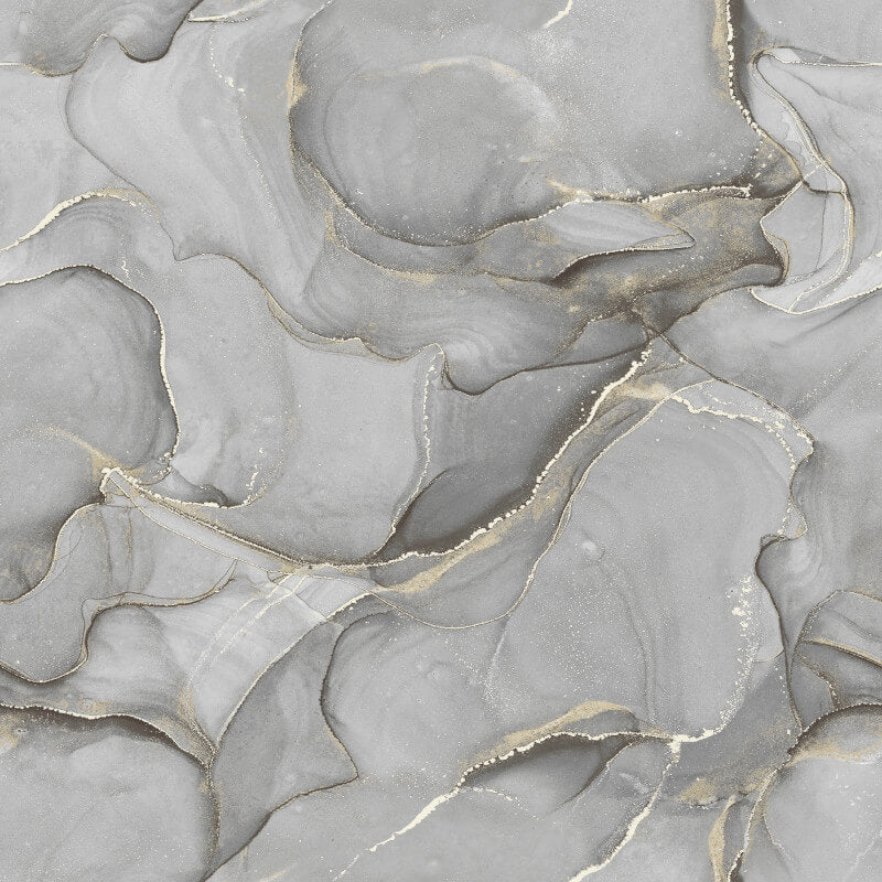 Elysian Marble Metallic Wallpaper - Black/Gold - Muriva - 212512 - Premier Wallcovering