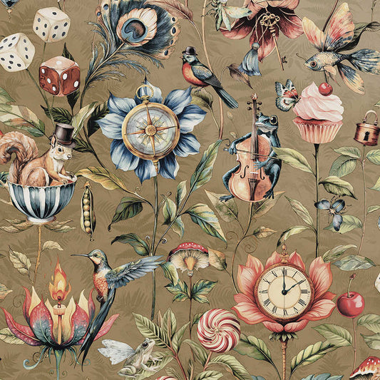 Elysium Wallpaper - Gold - Holden Décor - 91940 - Premier Wallcovering
