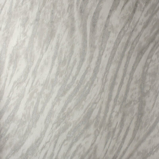 Ember Abstract Fur Effect Metallic Wallpaper - Grey - Crown - M1860 - Premier Wallcovering