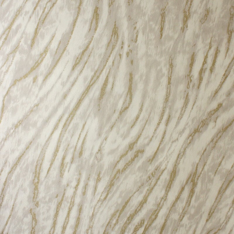 Ember Abstract Fur Effect Metallic Wallpaper - Natural - Crown - M1861 - Premier Wallcovering